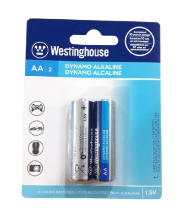 PILA WESTINGHOUSE AA X2 ALKALINE