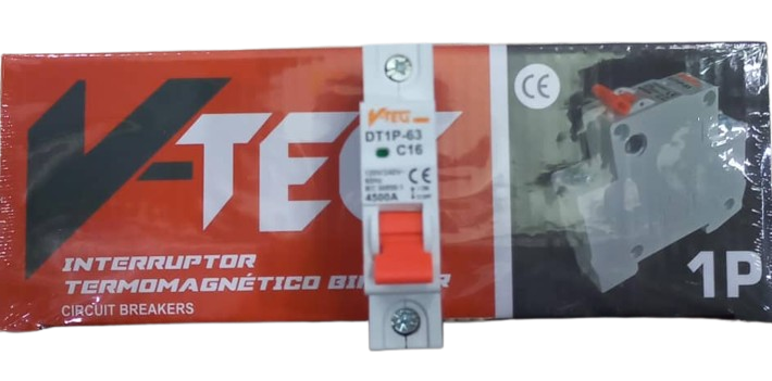 BREAKER 16A X1 DT1P-63C16 V-TEG