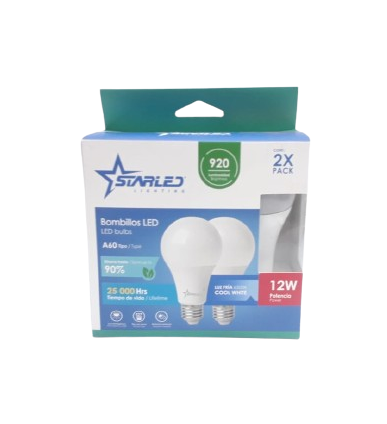 BOMBILLO LED 12W X2 SL-QPC003-12W STARL
