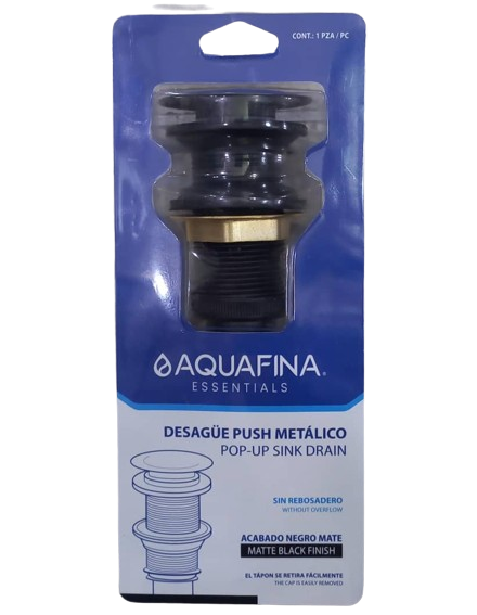BAJANTE LAVAMANO A-BWZ-002-BK AQUAFINA